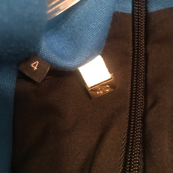 Blue, black and white beautiful dress - Picture 6 of 8